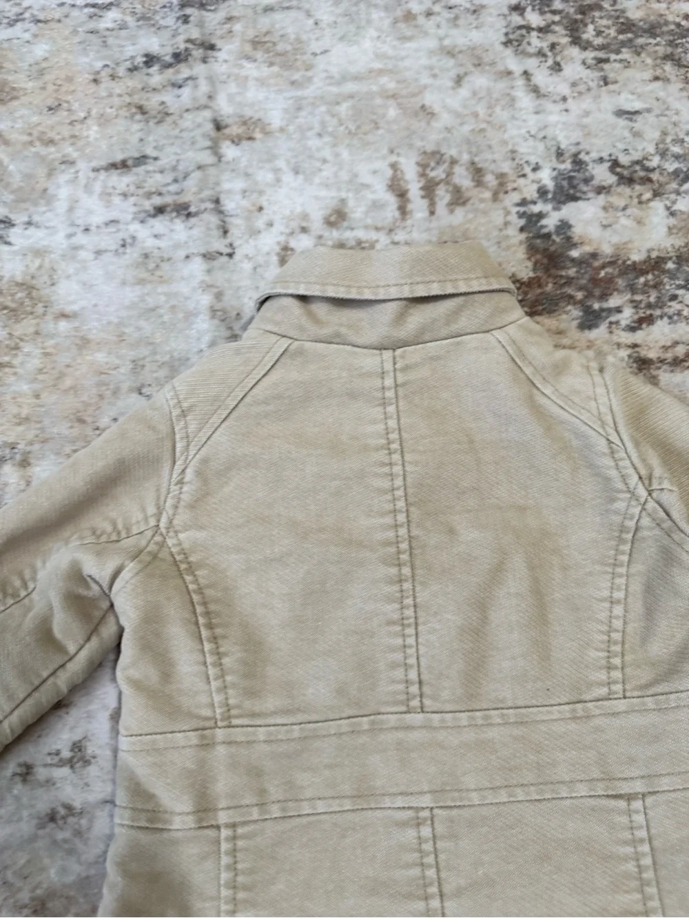 Classic Vintage Rare  Old Navy Corduroy double-breasted toddler pea coat Kids'